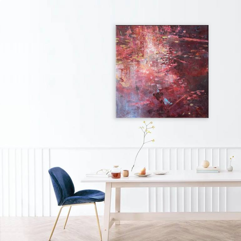 Original Modern Abstract Painting by Lies Goemans