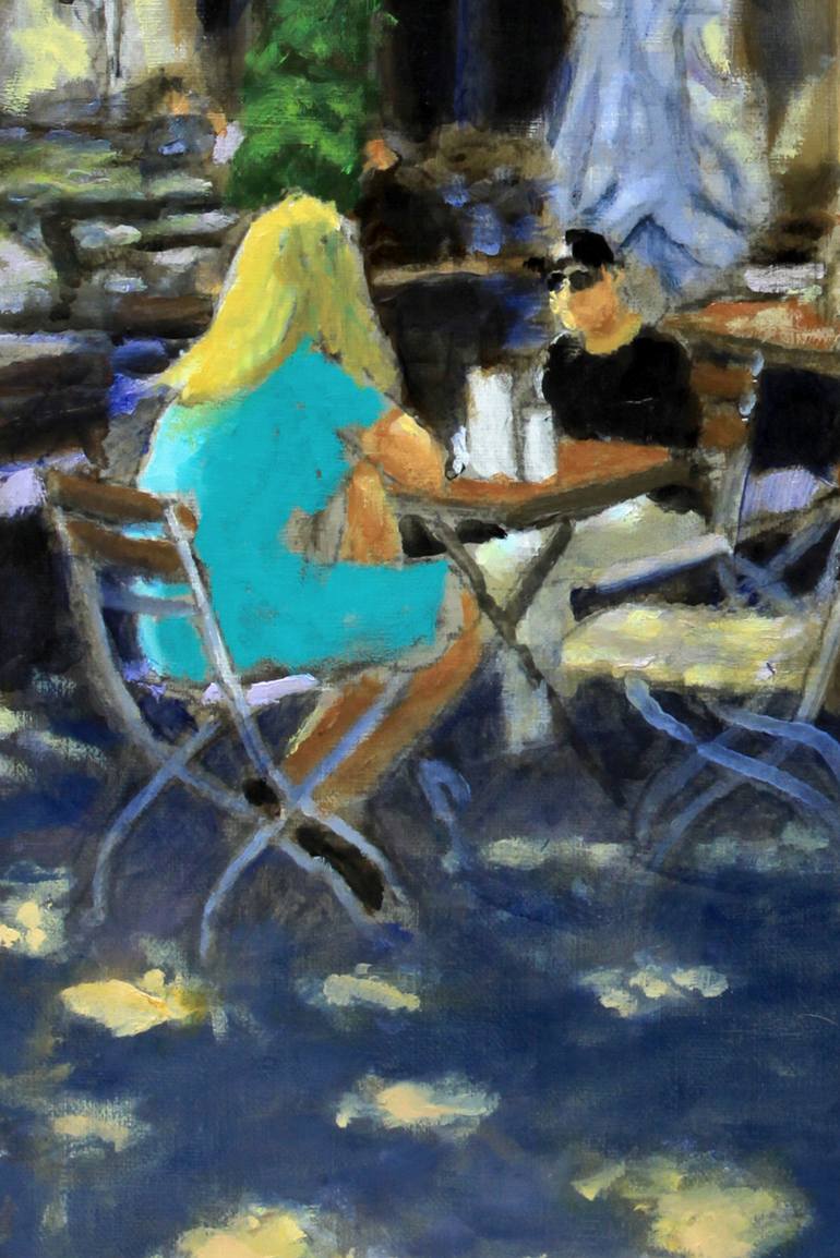 Original Figurative Cities Painting by David Zimmerman