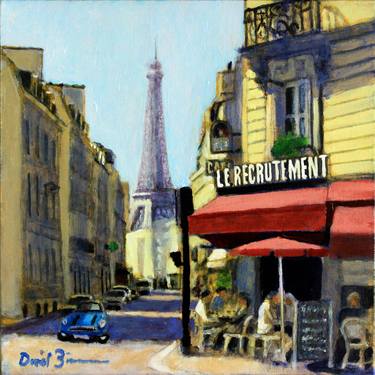 Print of Figurative Cities Paintings by David Zimmerman