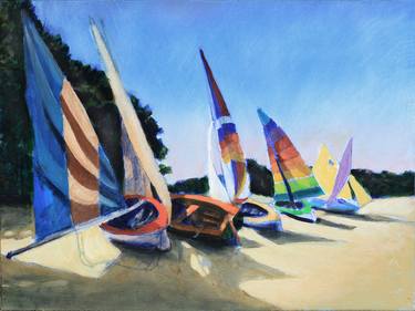 Print of Fine Art Boat Paintings by David Zimmerman