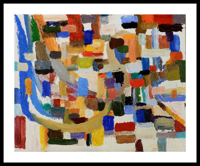 Original Abstract Expressionism Abstract Painting by David Zimmerman