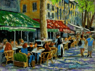 Print of Figurative Cities Paintings by David Zimmerman