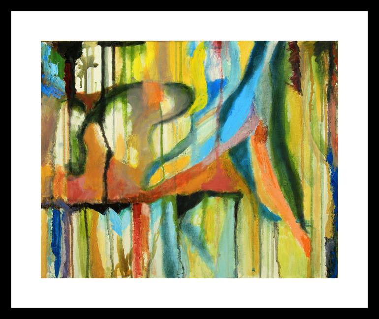 Original Abstract Expressionism Abstract Painting by David Zimmerman