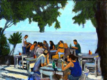 Print of Figurative Travel Paintings by David Zimmerman