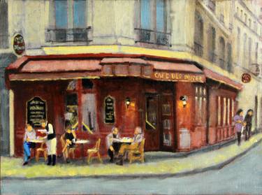 Print of Figurative Cities Paintings by David Zimmerman