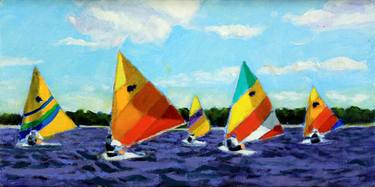 Print of Figurative Boat Paintings by David Zimmerman