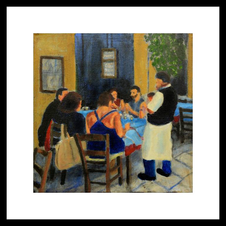 Original Figurative People Painting by David Zimmerman