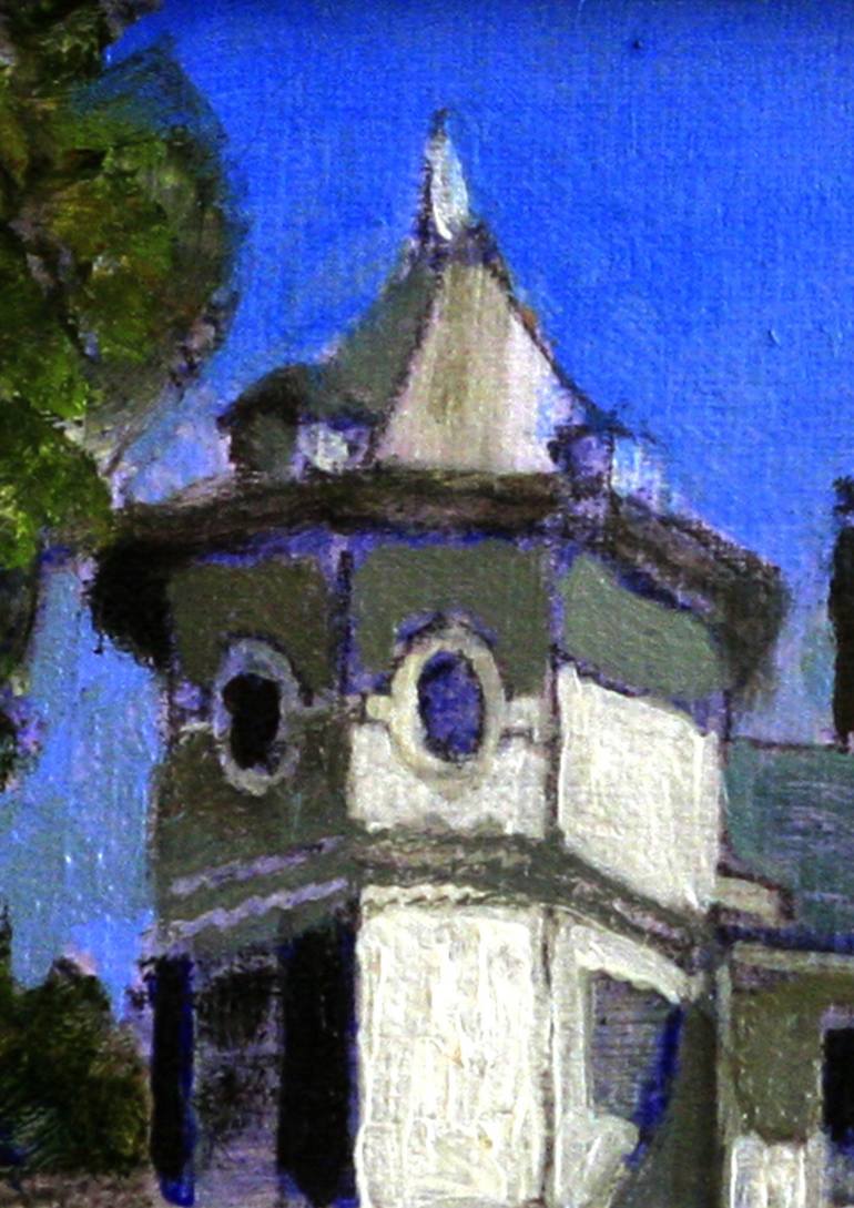 Original Contemporary Architecture Painting by David Zimmerman