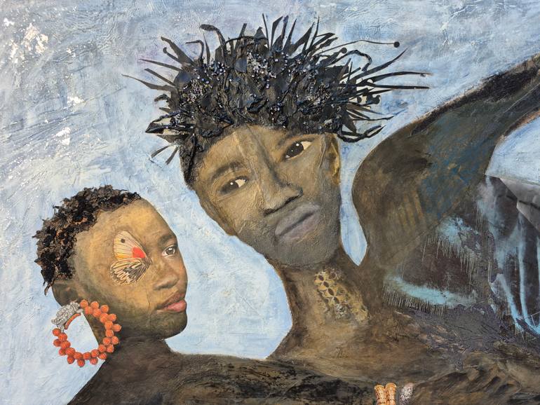 Original Contemporary Love Painting by Mona Dworkin