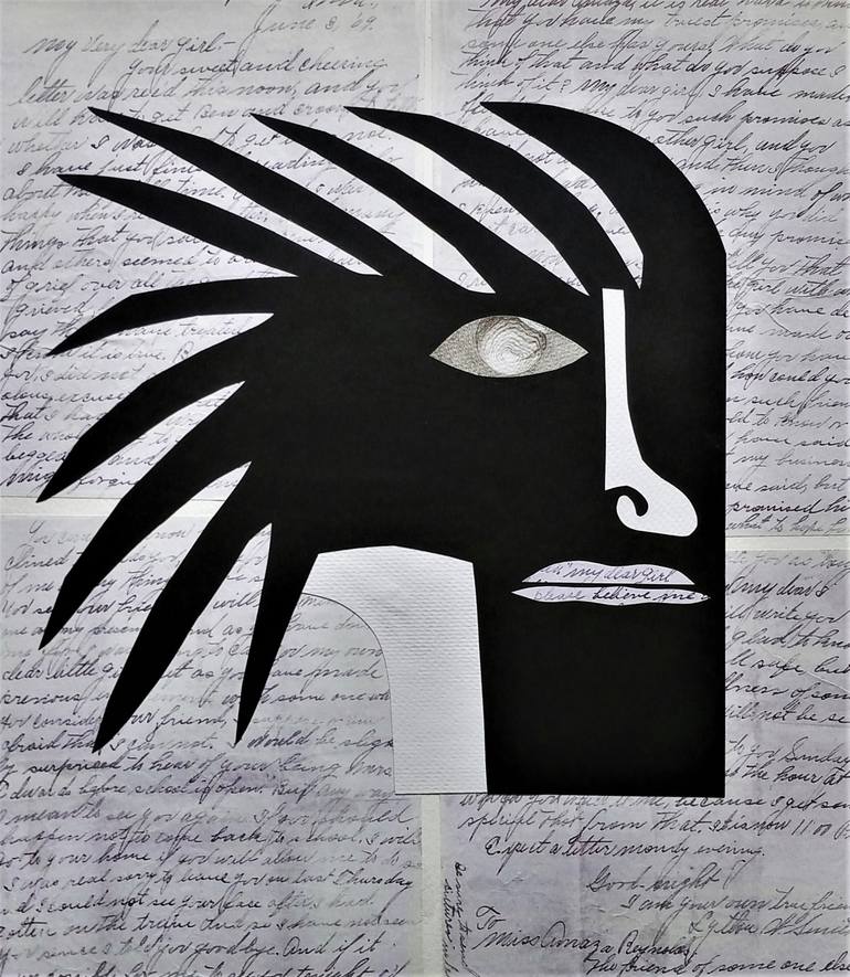Print of Figurative Love Collage by Mona Dworkin