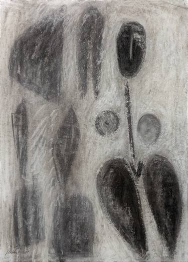 Original Abstract Expressionism Women Drawings by Mona Dworkin