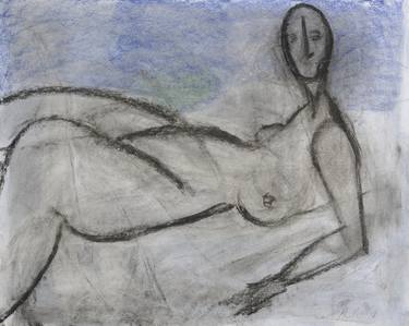 Original Figurative Nude Drawings by Mona Dworkin