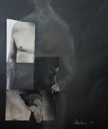 Original Figurative Nude Collage by Mona Dworkin