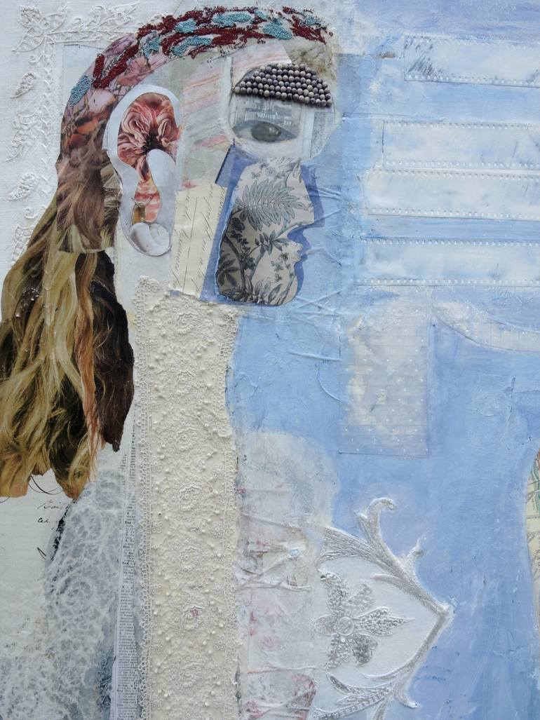 Original Abstract Women Painting by Mona Dworkin