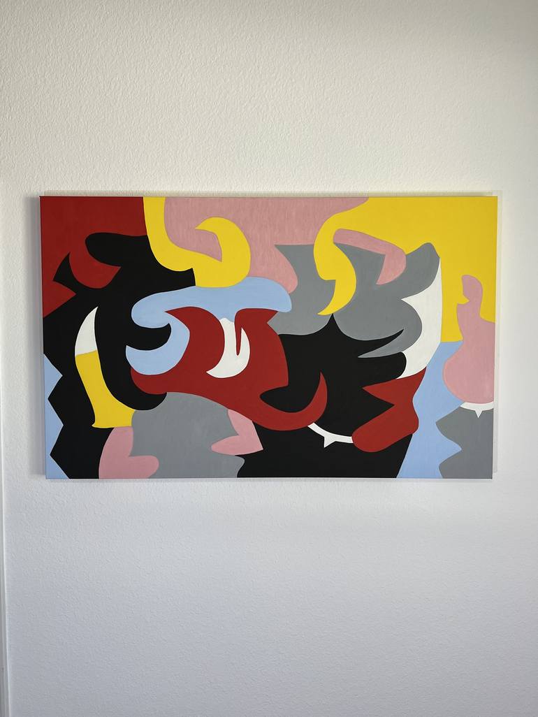 Original Abstract Painting by AJ Rojas