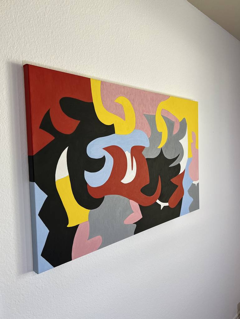 Original Abstract Painting by AJ Rojas