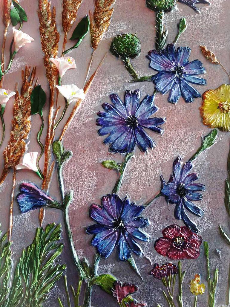Original Contemporary Botanic Painting by Larisa Ruy