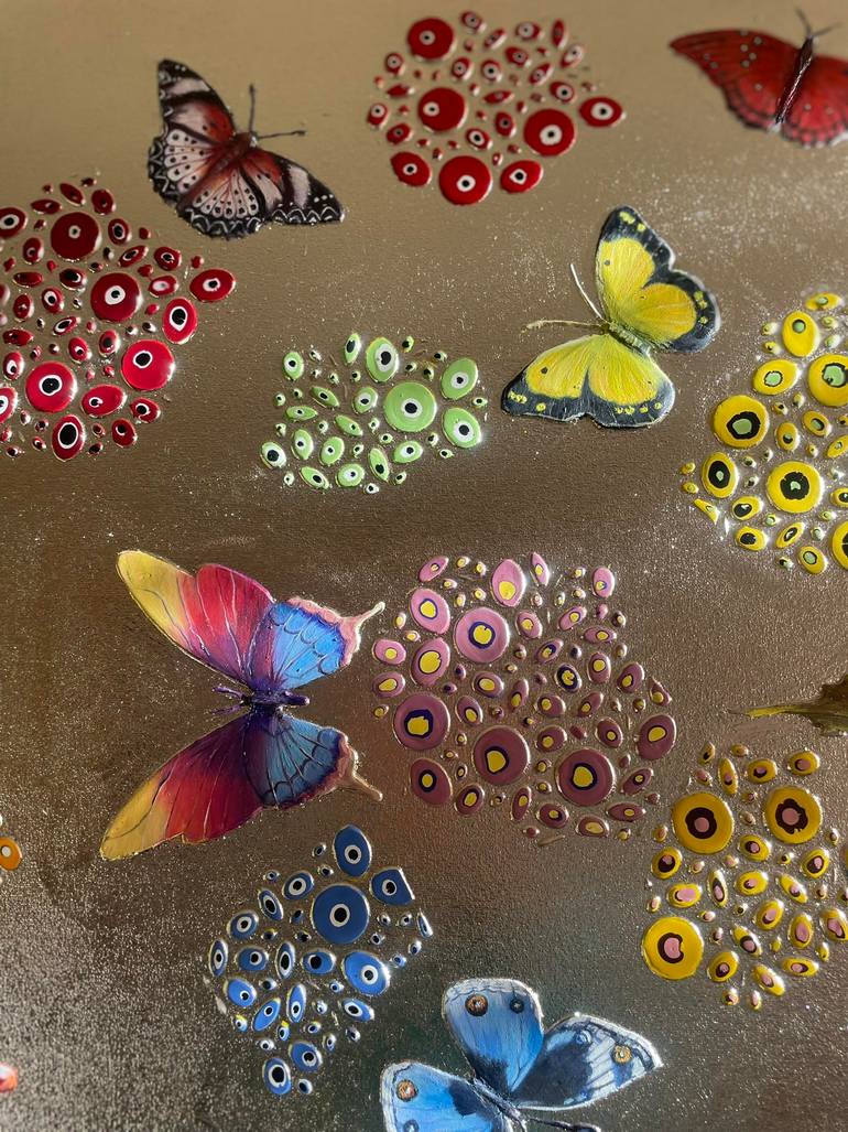 Original Abstract Animal Painting by Larisa Ruy