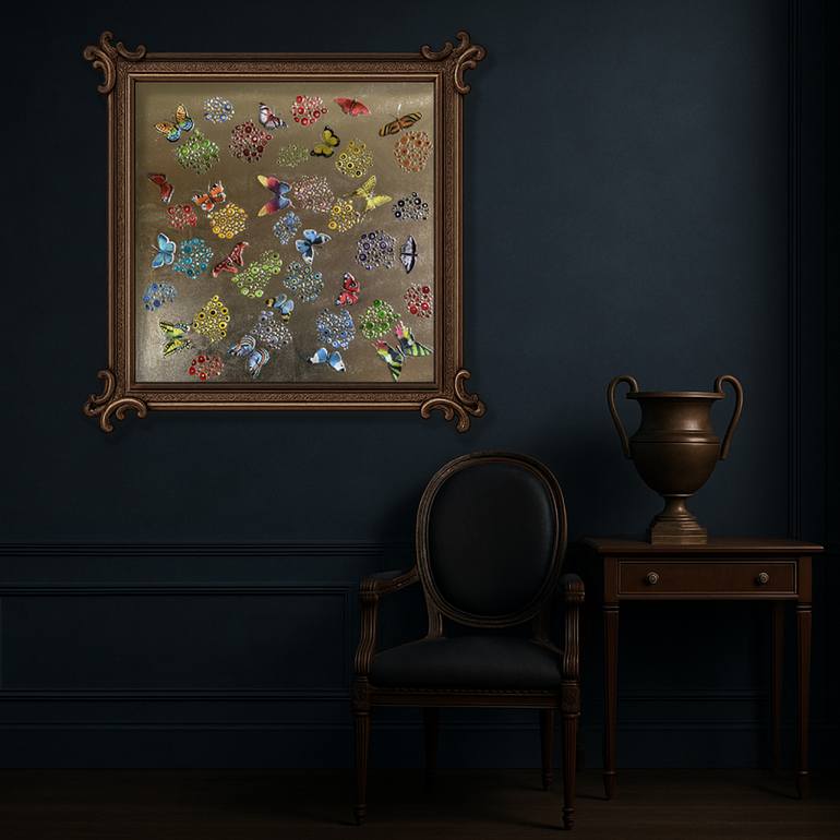 Original Abstract Animal Painting by Larisa Ruy