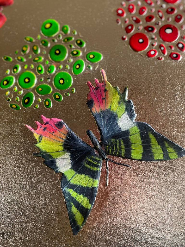 Original Abstract Animal Painting by Larisa Ruy