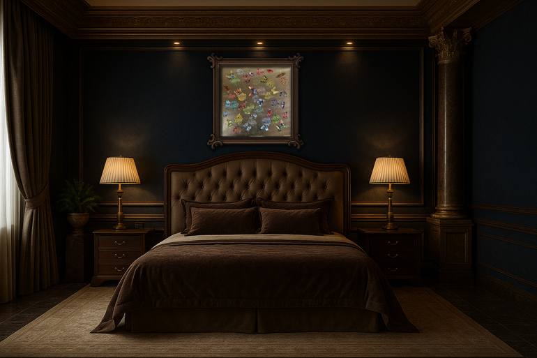 Original Abstract Animal Painting by Larisa Ruy