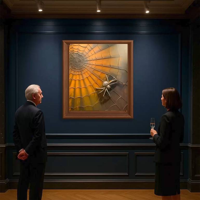 Original Conceptual Animal Painting by Larisa Ruy