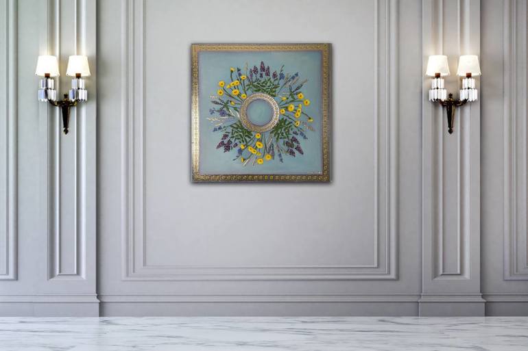 Original Realism Floral Painting by Larisa Ruy