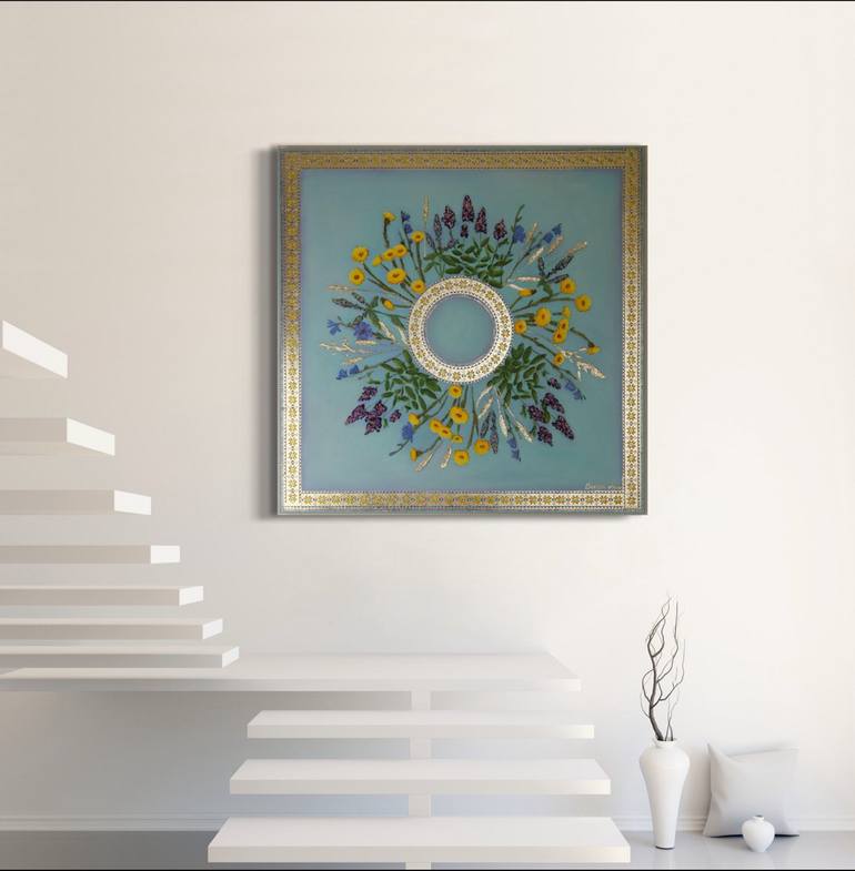 Original Realism Floral Painting by Larisa Ruy