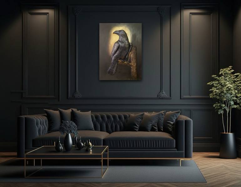Original Art Deco Animal Painting by Larisa Ruy
