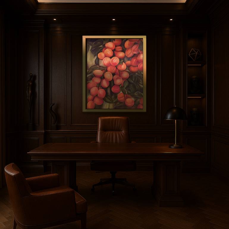 Original Realism Garden Painting by Larisa Ruy