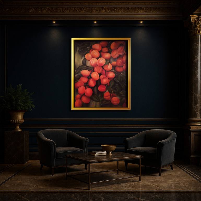 Original Realism Garden Painting by Larisa Ruy