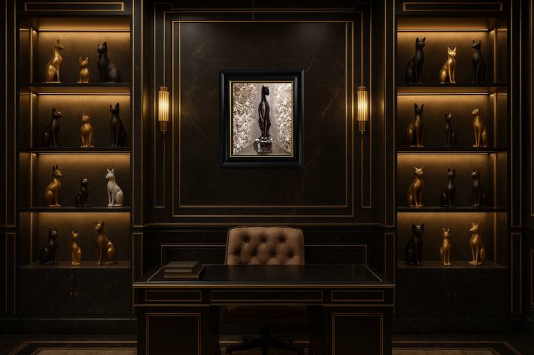 Original Figurative Animal Painting by Larisa Ruy