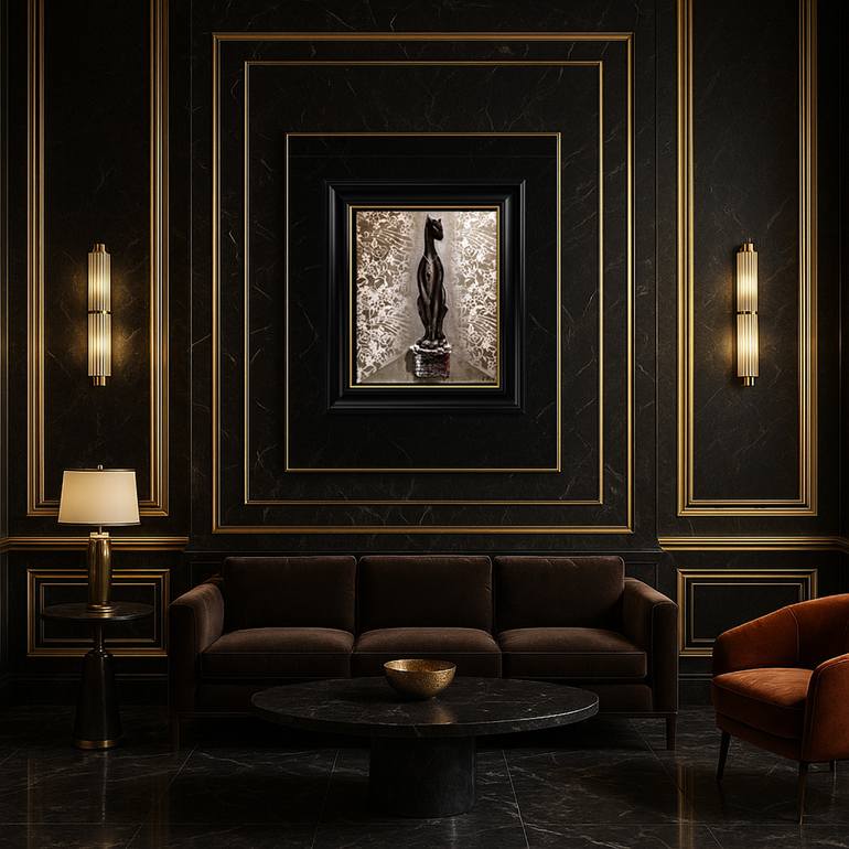 Original Figurative Animal Painting by Larisa Ruy