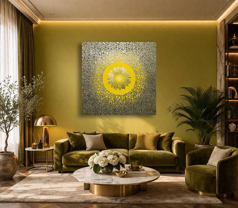 Original Art Deco Abstract Mixed Media by Larisa Ruy