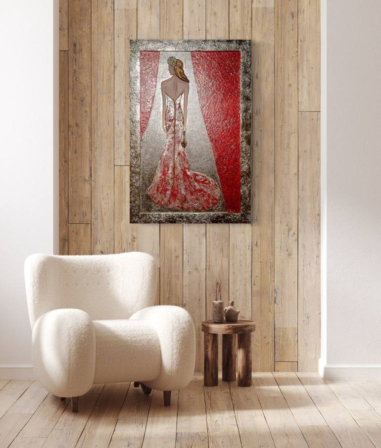 Original Art Deco Women Painting by Larisa Ruy