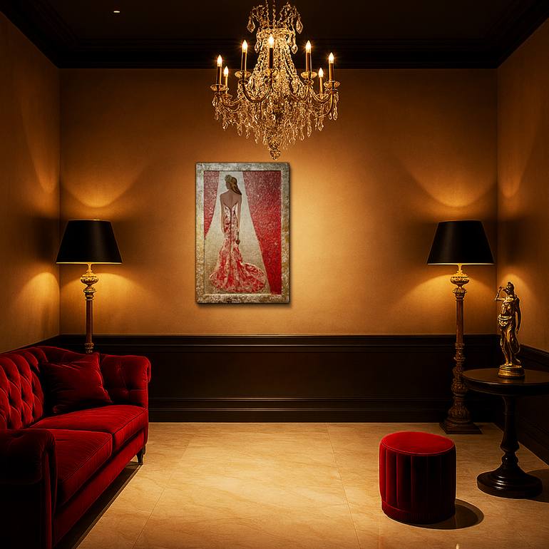 Original Conceptual Women Painting by Larisa Ruy