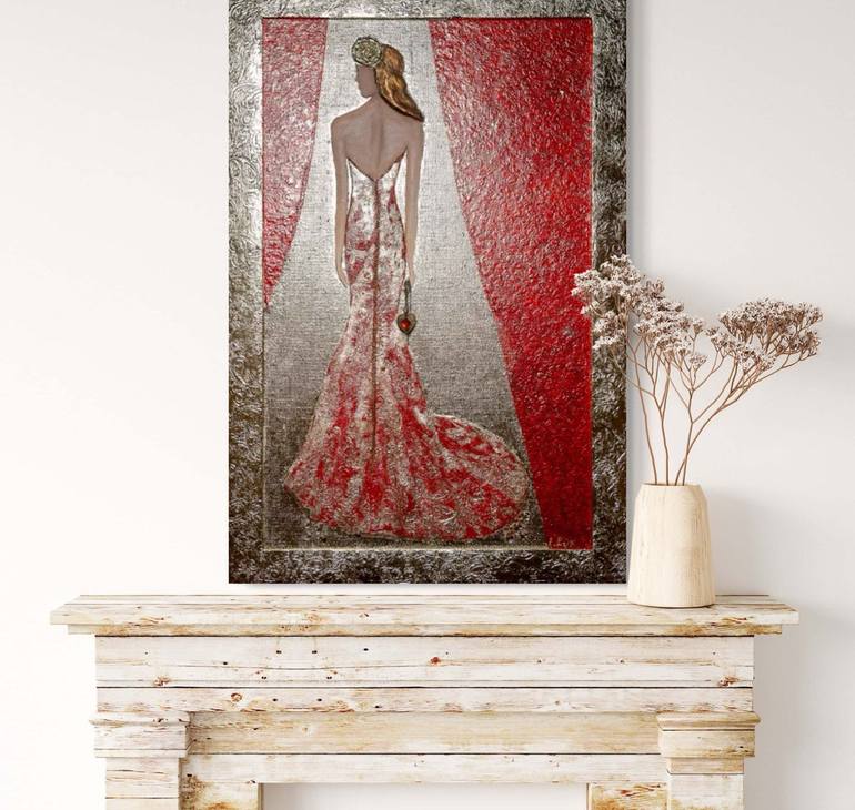 Original Art Deco Women Painting by Larisa Ruy