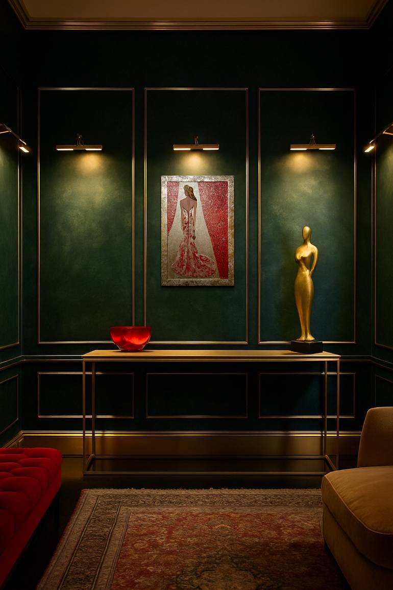 Original Conceptual Women Painting by Larisa Ruy