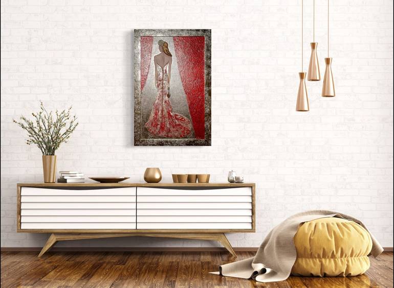 Original Art Deco Women Painting by Larisa Ruy