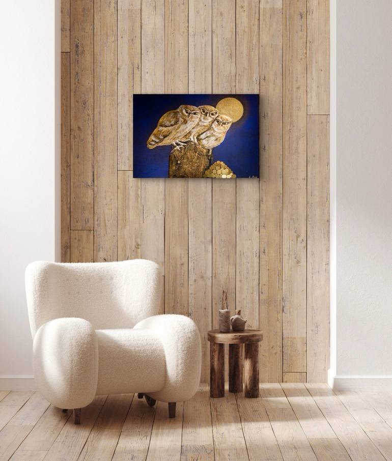 Original Conceptual Animal Painting by Larisa Ruy