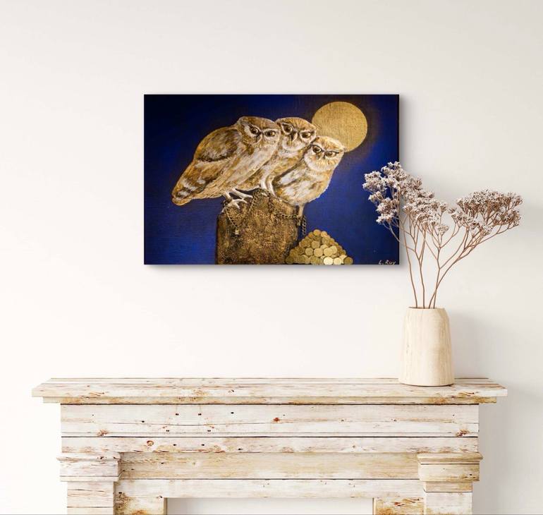 Original Conceptual Animal Painting by Larisa Ruy