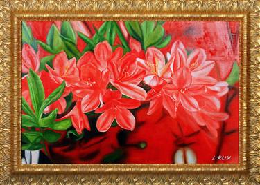 Original Realism Floral Paintings by Larisa Ruy