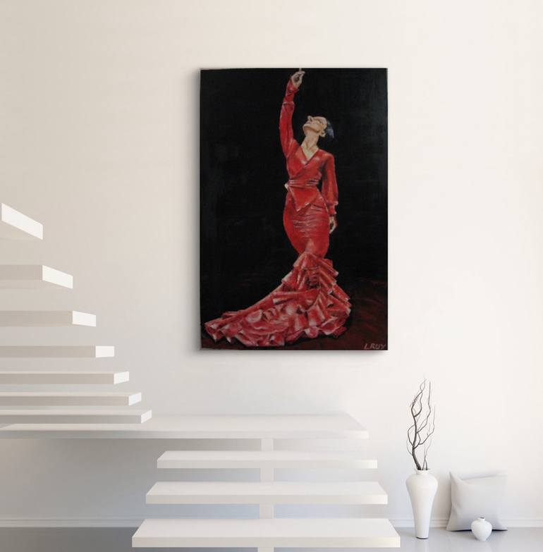 Original Expressionism Women Painting by Larisa Ruy
