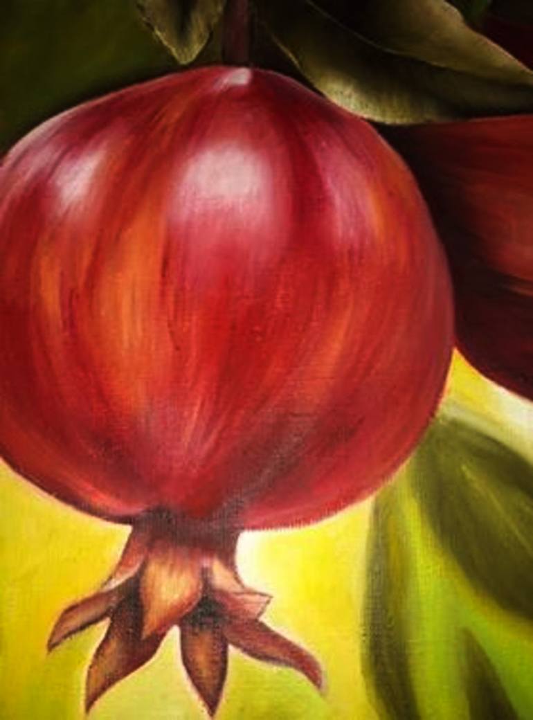Original Realism Garden Painting by Larisa Ruy