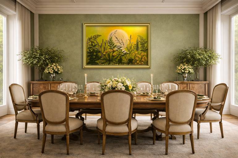 Original Contemporary Botanic Painting by Larisa Ruy