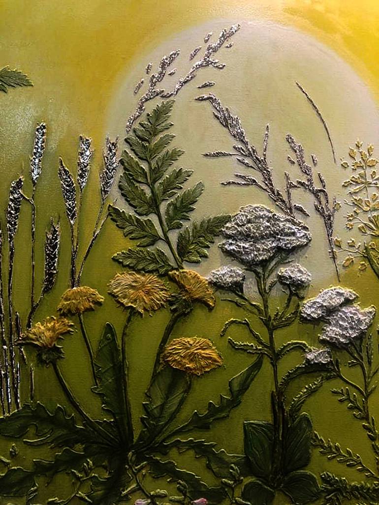 Original Contemporary Botanic Painting by Larisa Ruy