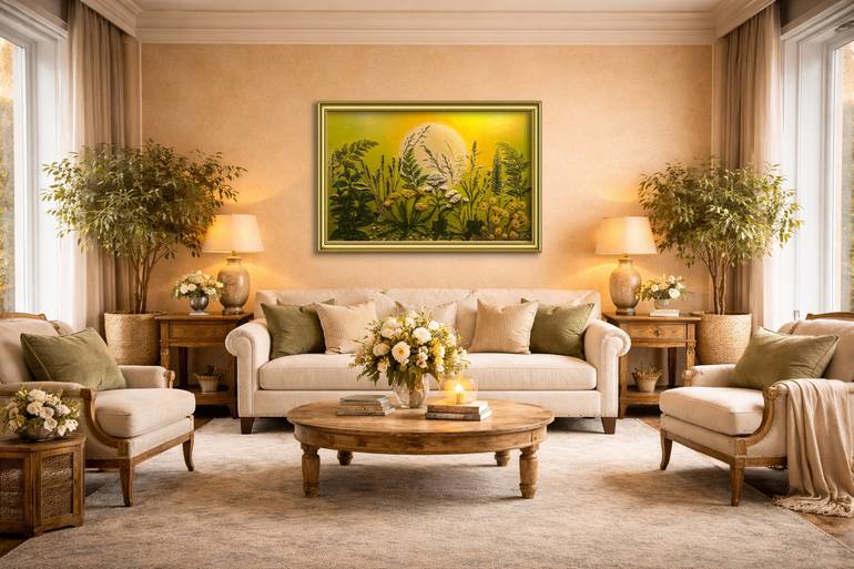 Original Contemporary Botanic Painting by Larisa Ruy