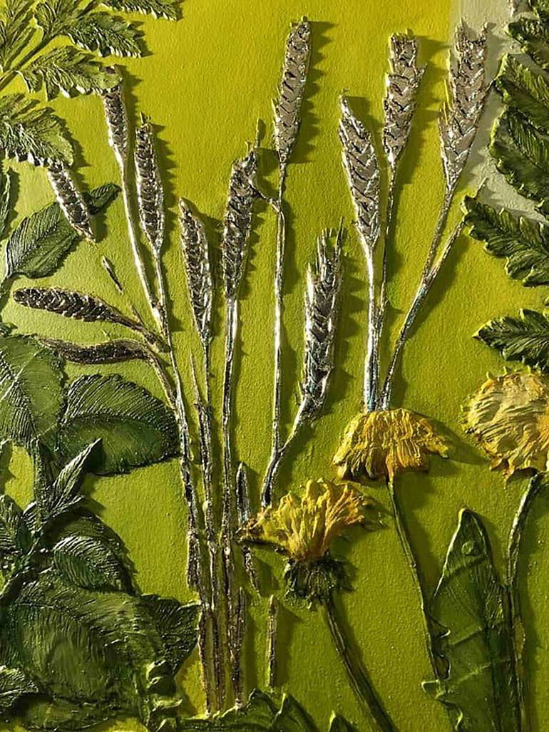 Original Contemporary Botanic Painting by Larisa Ruy