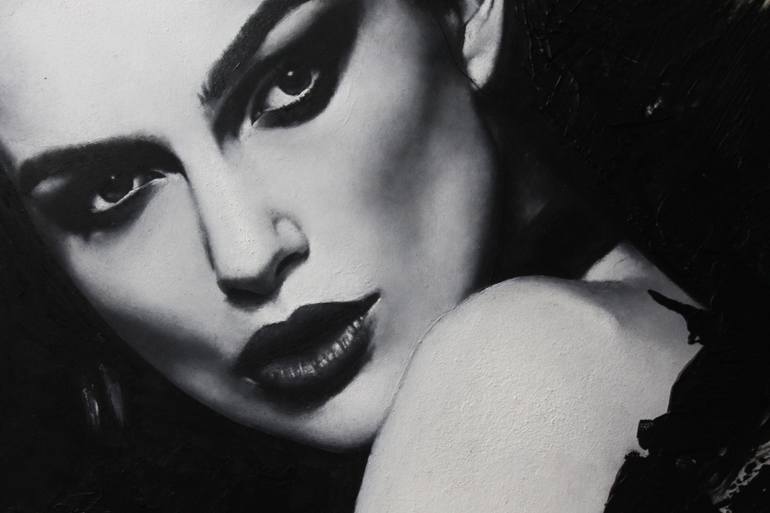 Original Modernism Women Drawing by Alexander Falko