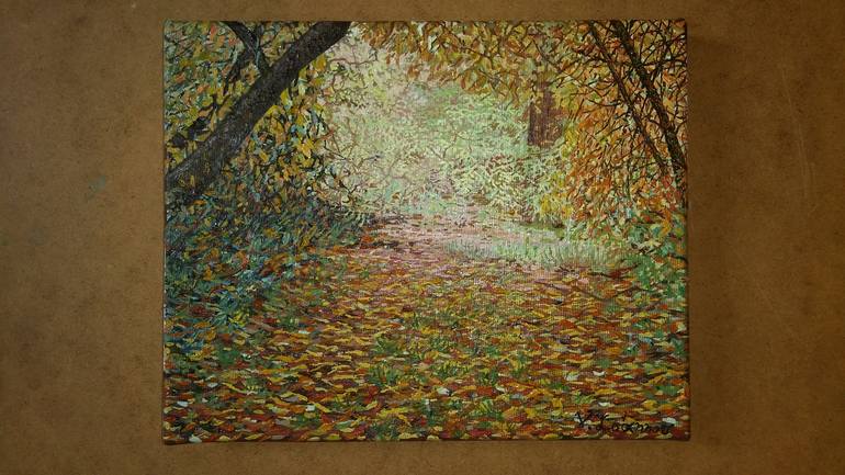 Original Realism Landscape Painting by Vasilis Ioannou